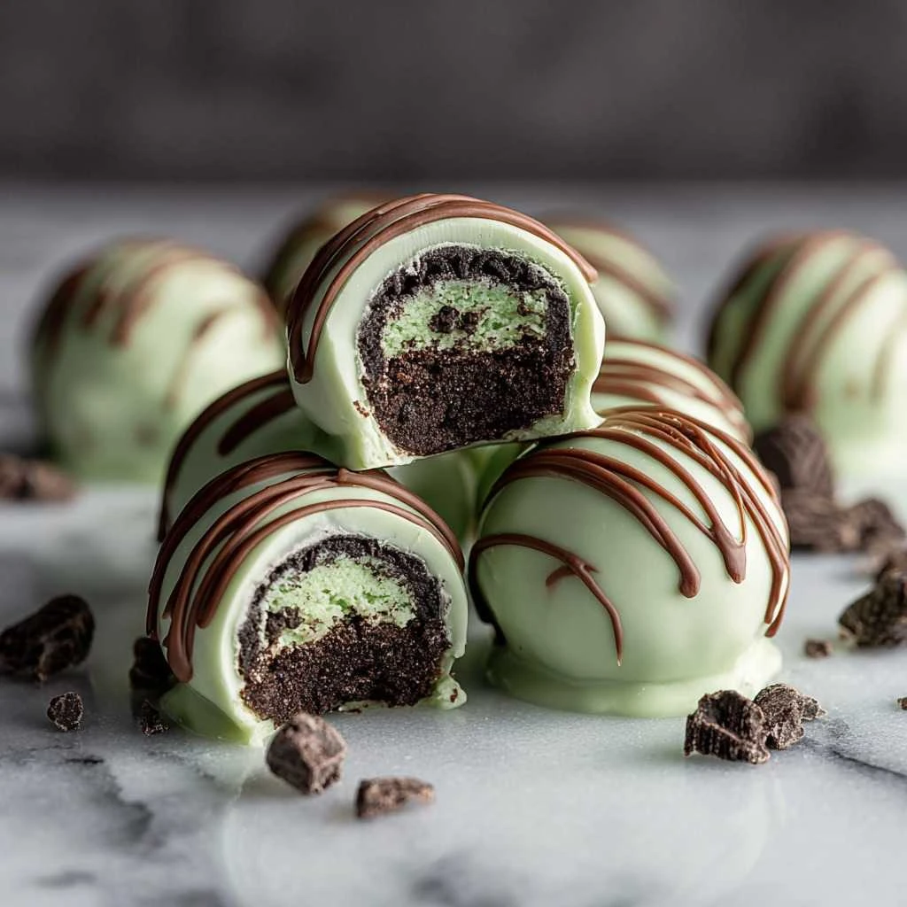 Mint Oreo Truffles Delight