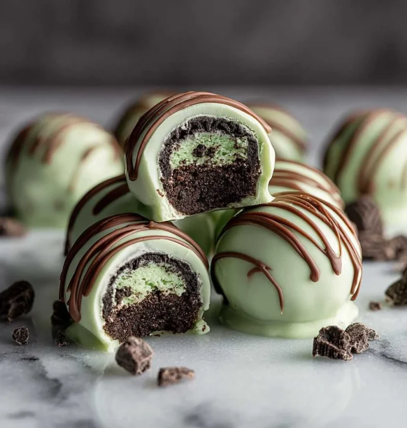 Mint Oreo Truffles Delight