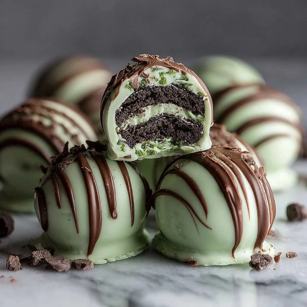 Mint Oreo Truffles Delight