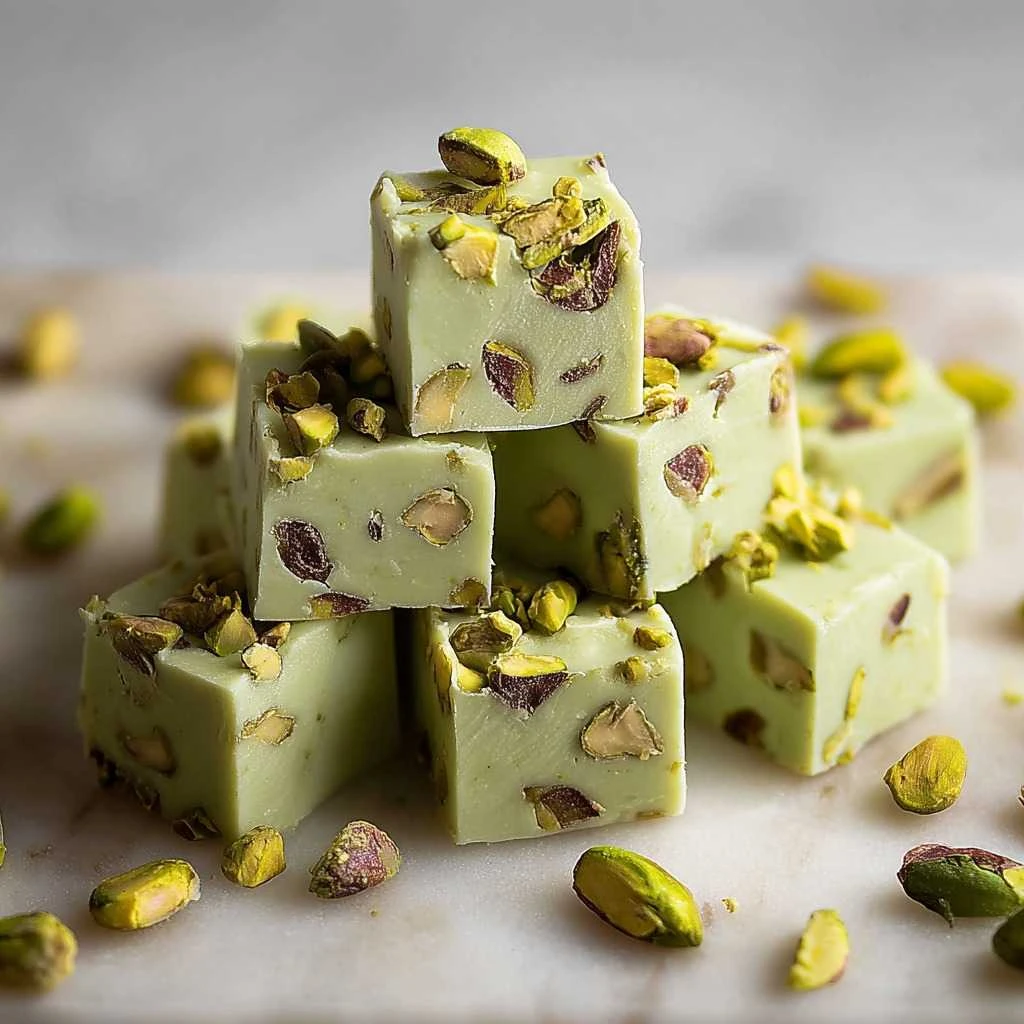 No Bake Pistachio Fudge Recipe