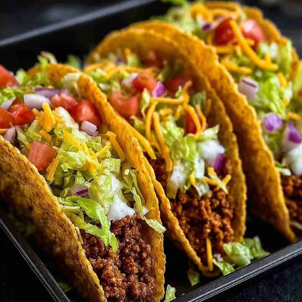 Oven-Baked Cheesy Tacos