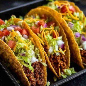 Oven-Baked Cheesy Tacos