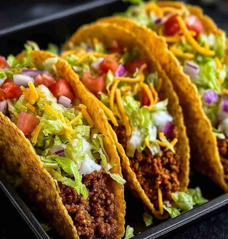 Ovenbaked Cheesy Tacos