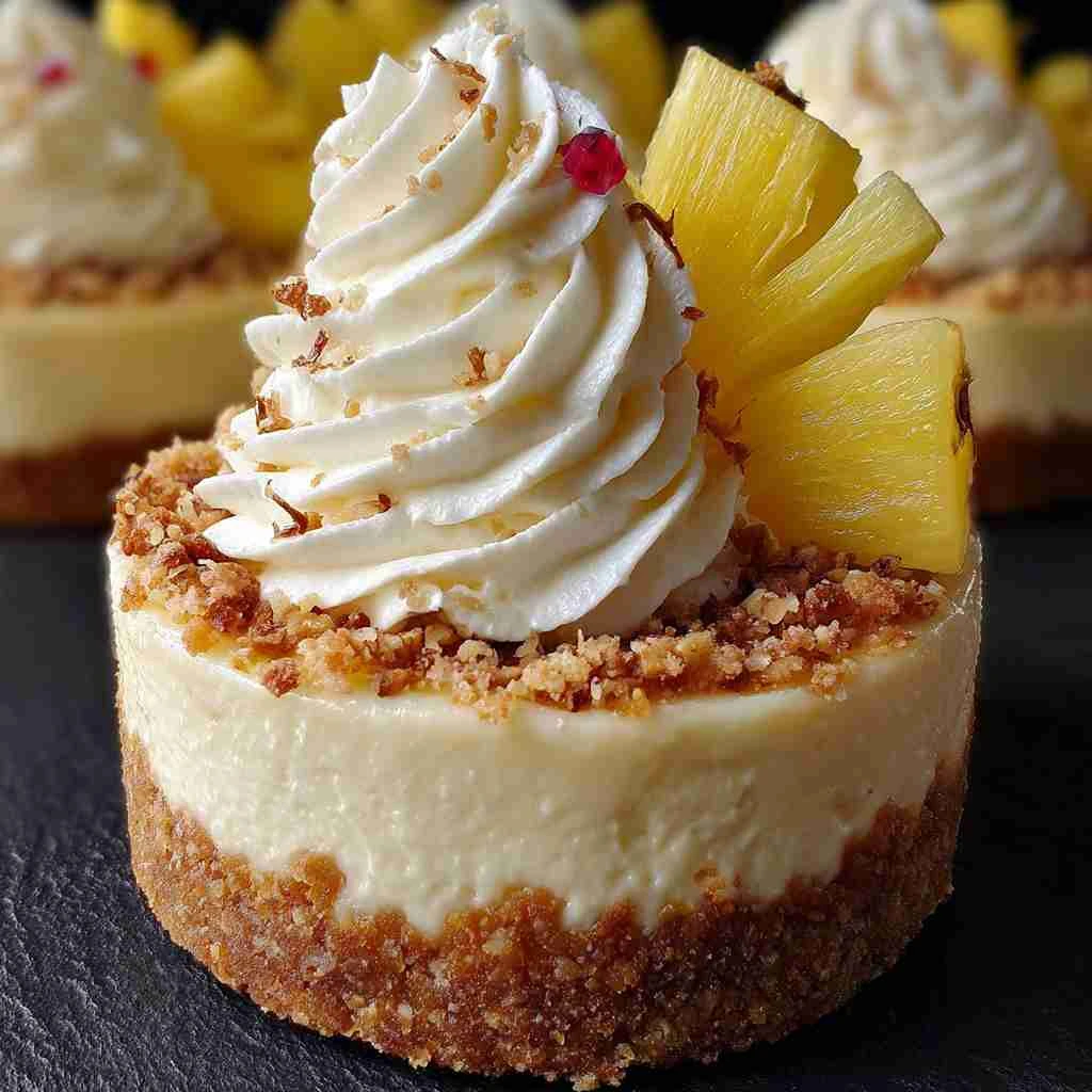 Pineapple Heaven Cheesecake Creamy Tropical Dessert Recipe