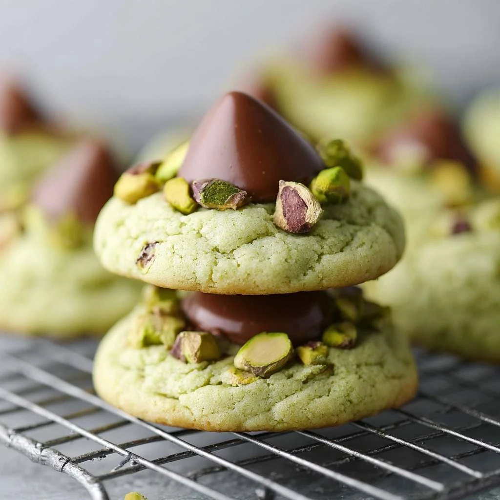 Pistachio Kiss Pudding Cookies Recipe