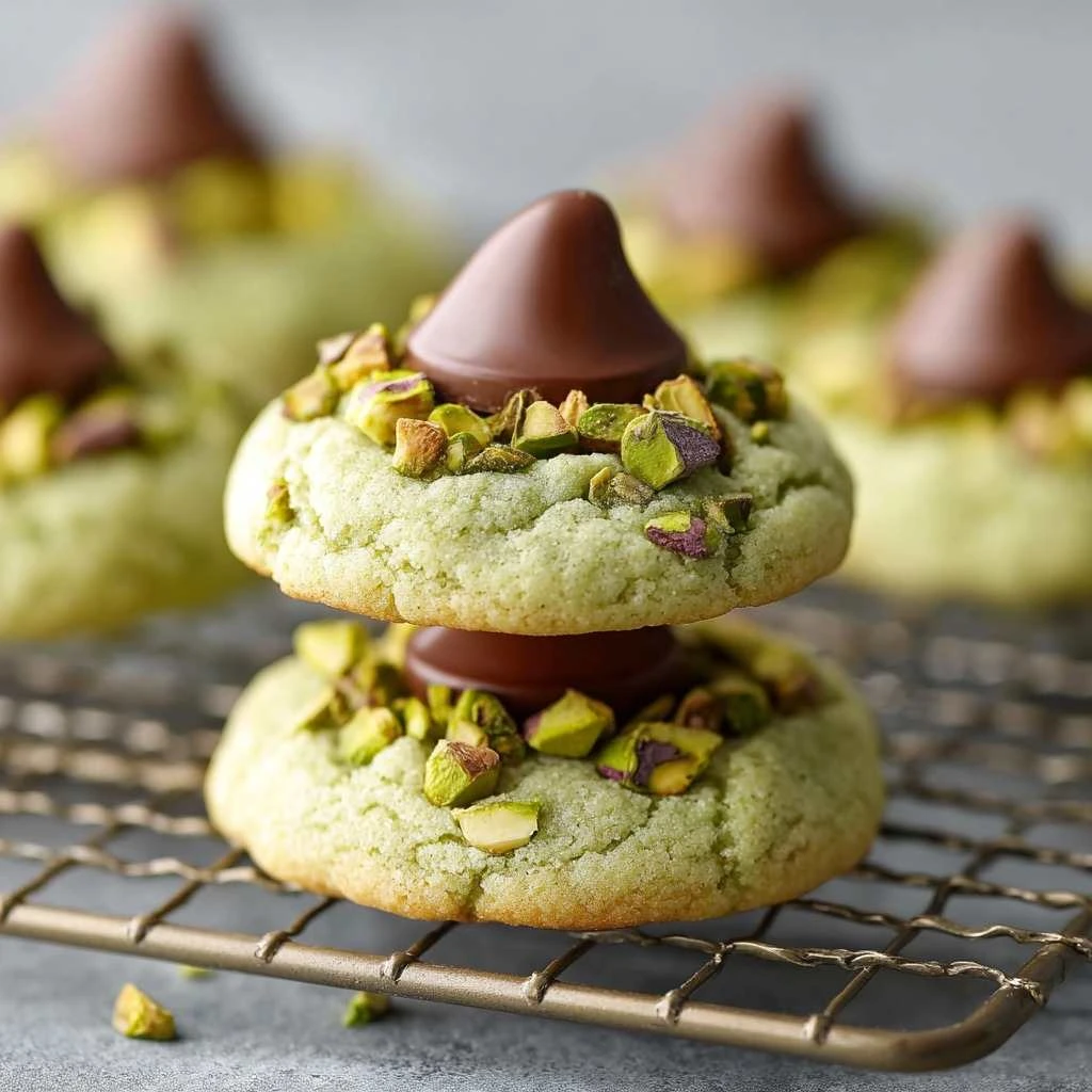 Pistachio Kiss Pudding Cookies Recipe