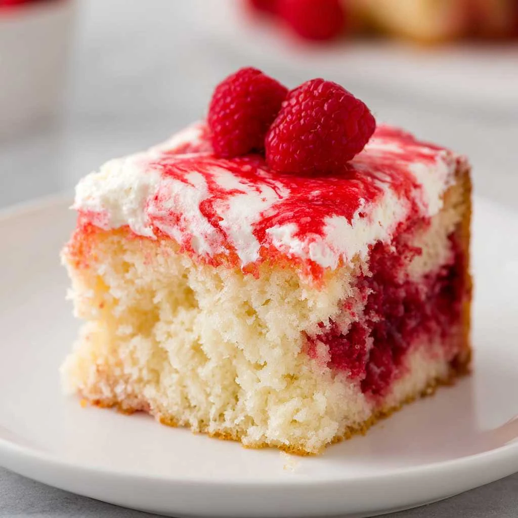Raspberry Poke Cake White Mix