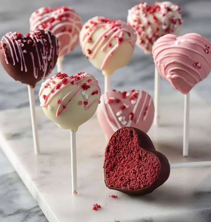 Red Velvet Cake Pops Valentines Day Fun Delicious