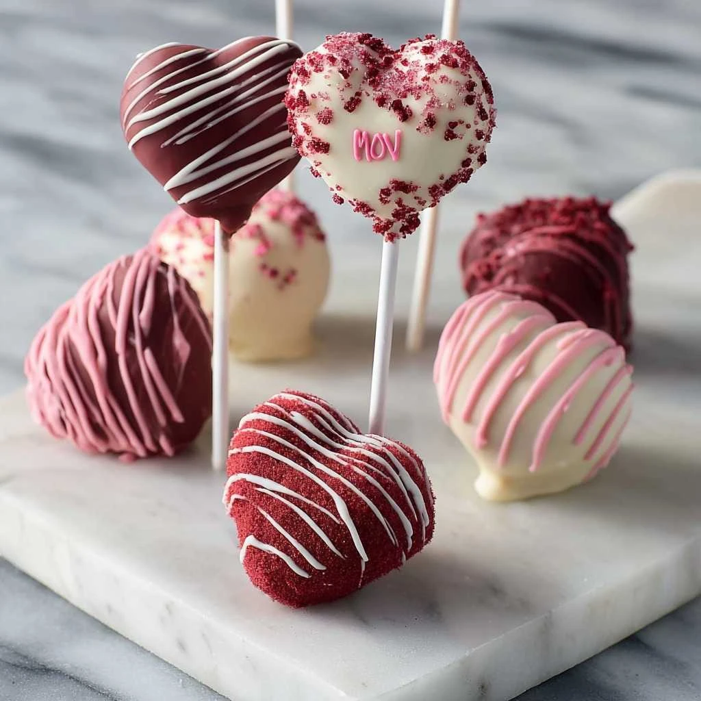 Red Velvet Cake Pops Valentines Day Fun Delicious