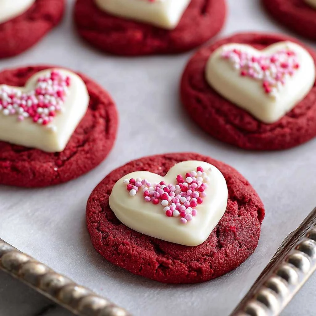 Red Velvet Sugar Cookies Valentines Day Dessert Guide