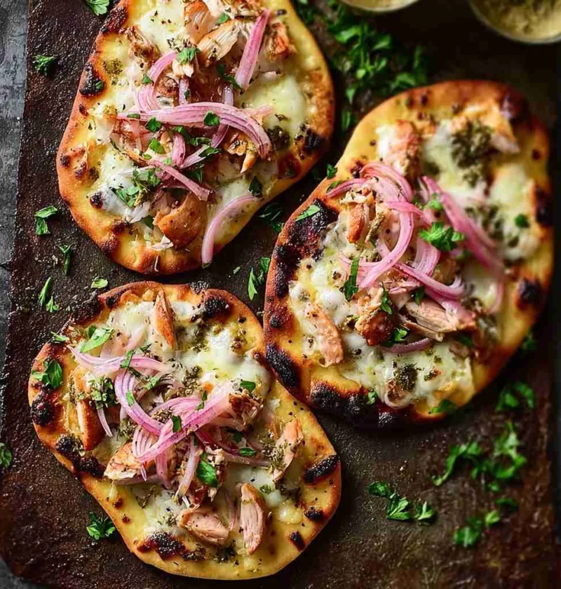 Savor Mini Cuban Naan Pizzas Flavorful Twist Home