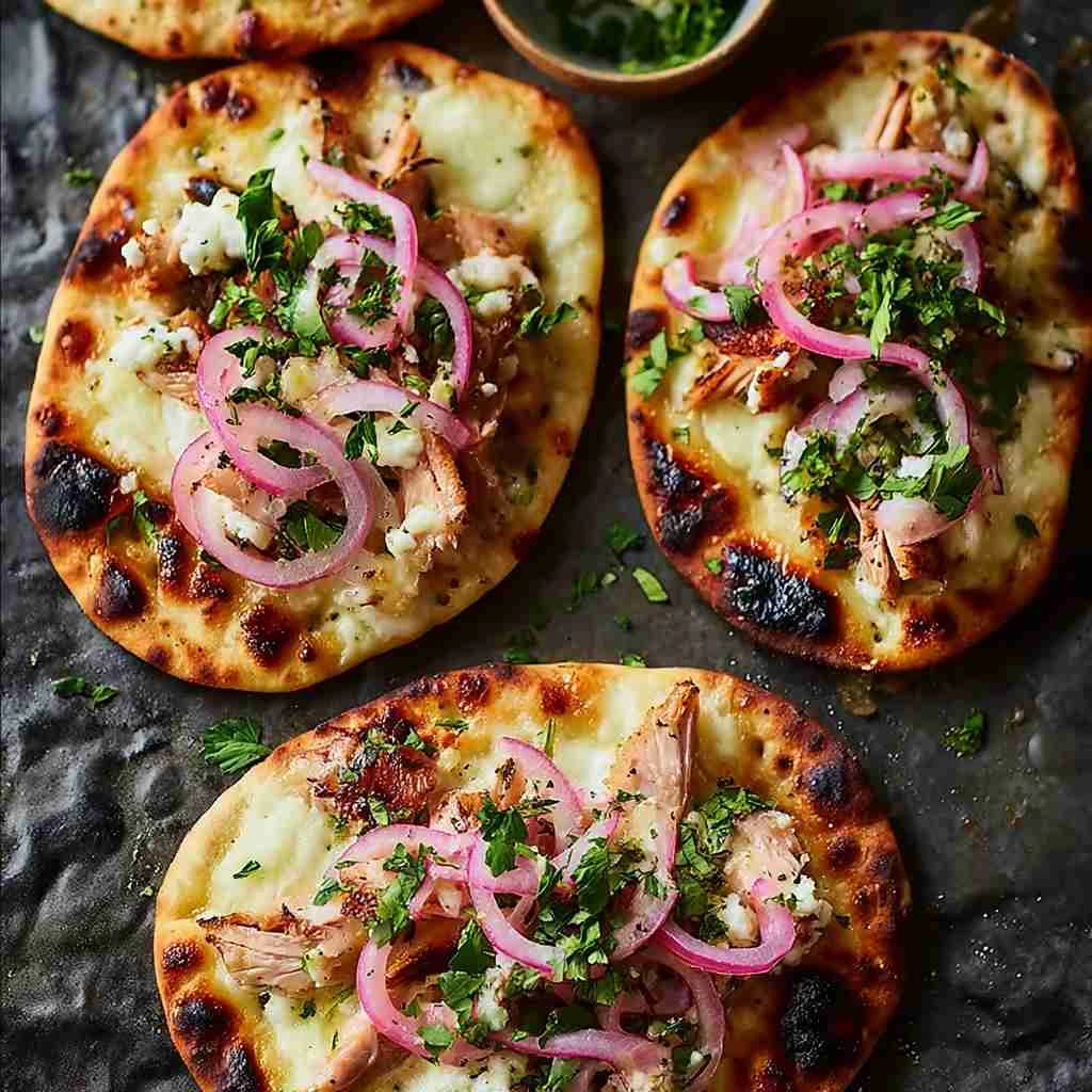 Savor Mini Cuban Naan Pizzas Flavorful Twist Home