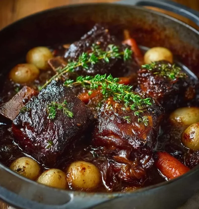 Savory Braised Short Ribs French Twist