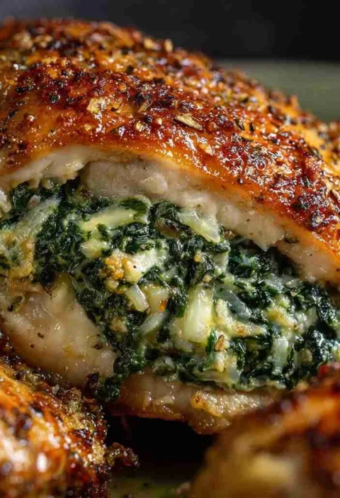 Spinach Stuffed Chicken