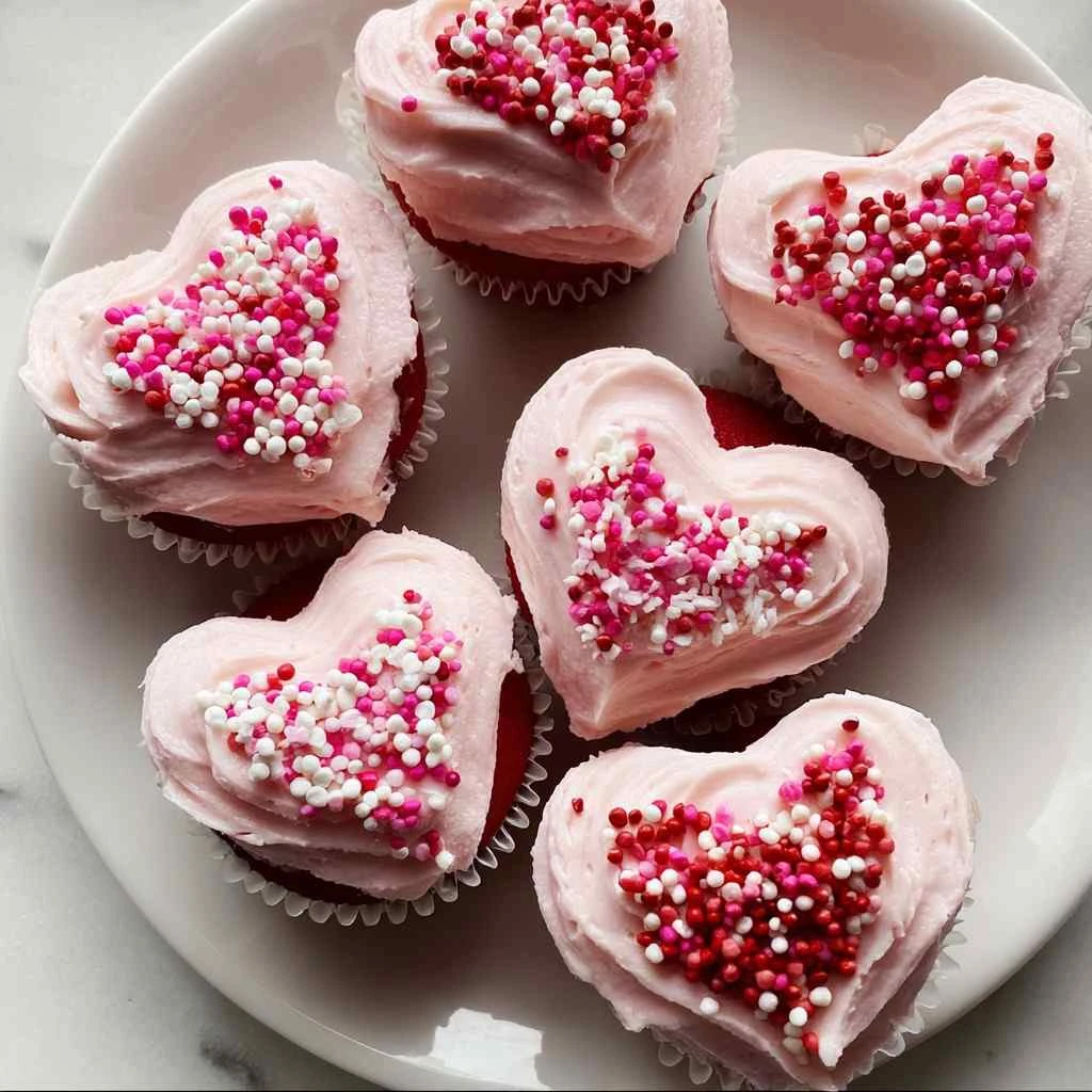 Valentines Day Heartshaped Cupcakes Youll Love Making