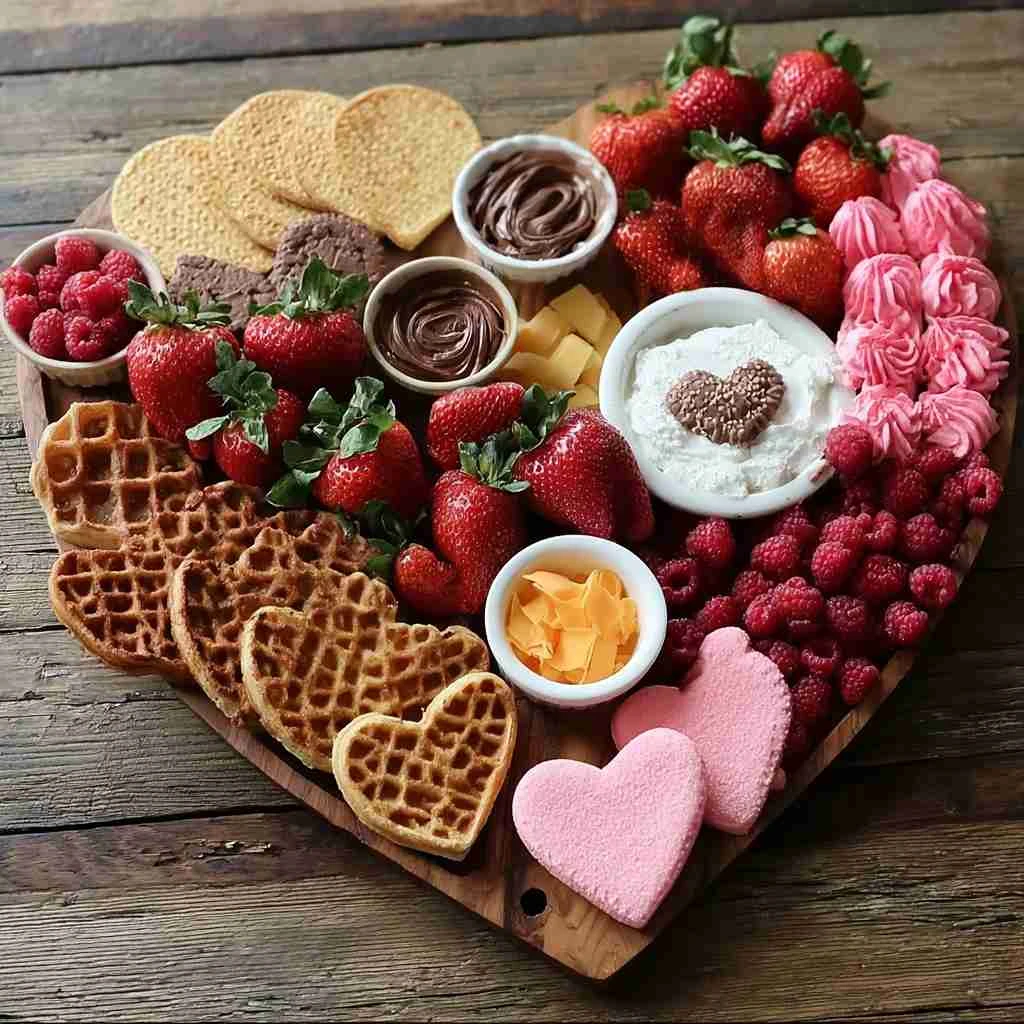 Valentine’s Day Waffle Board