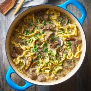 Beef Stroganoff Soup