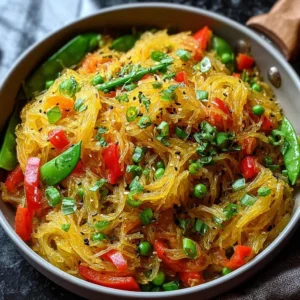 Best Spaghetti Squash Chow Mein