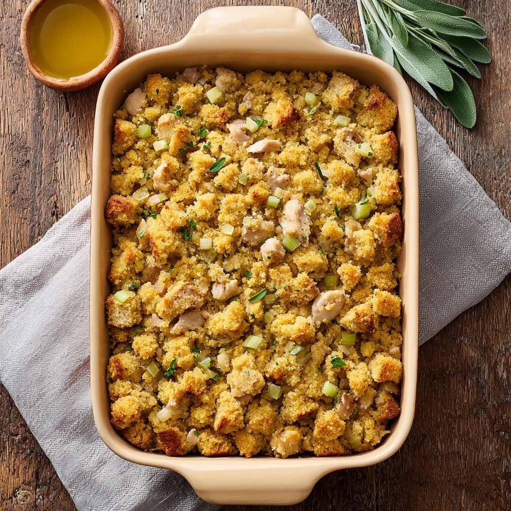 Chicken and Dressing Casserole