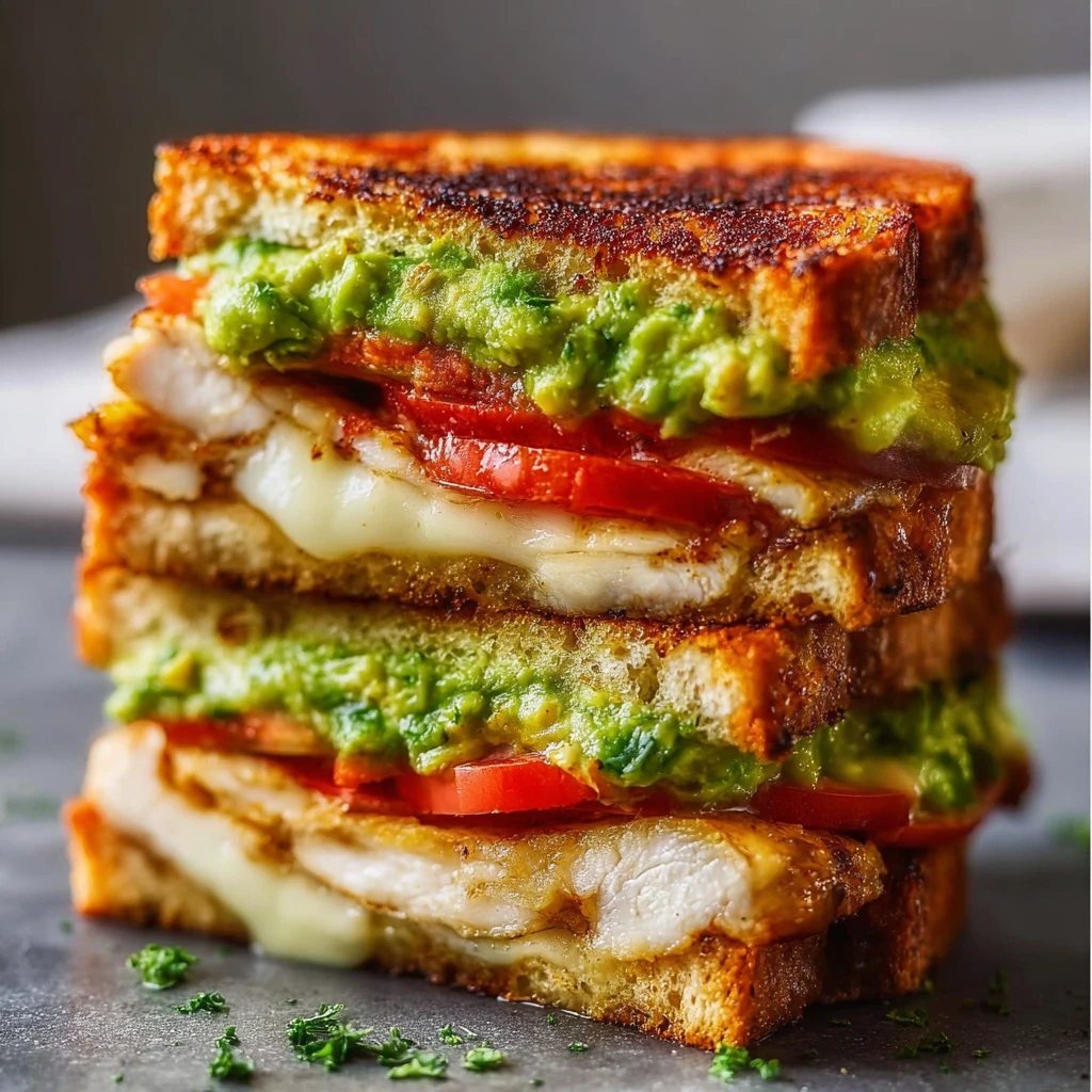 Chicken Avocado Melt Sandwich Goto Comfort Lunch
