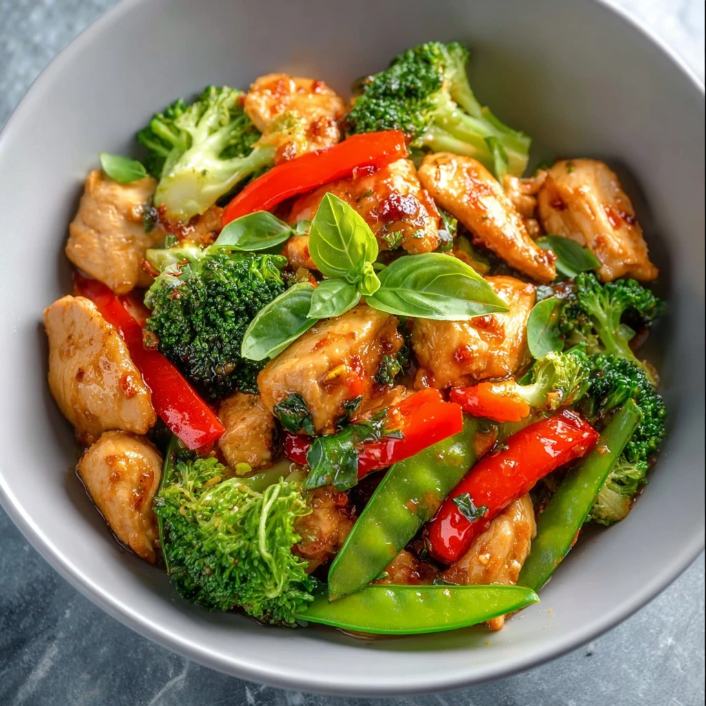 Chicken Mixed Vegetable Stir Fry Weeknight Recipe