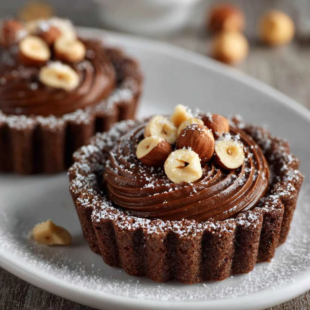 Chocolate Hazelnut Tartlets Recipe