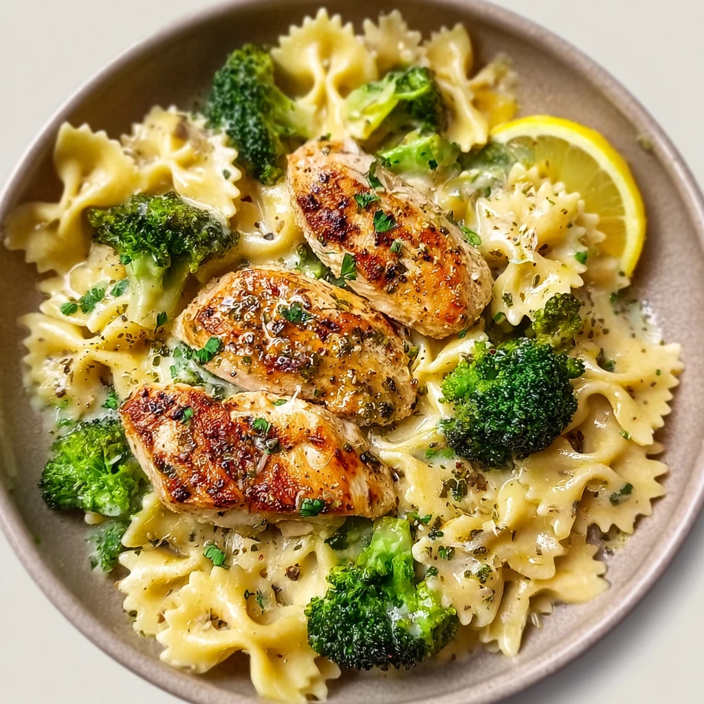 Cowboy Butter Lemon Bowtie Chicken with Broccoli Recipe Guide