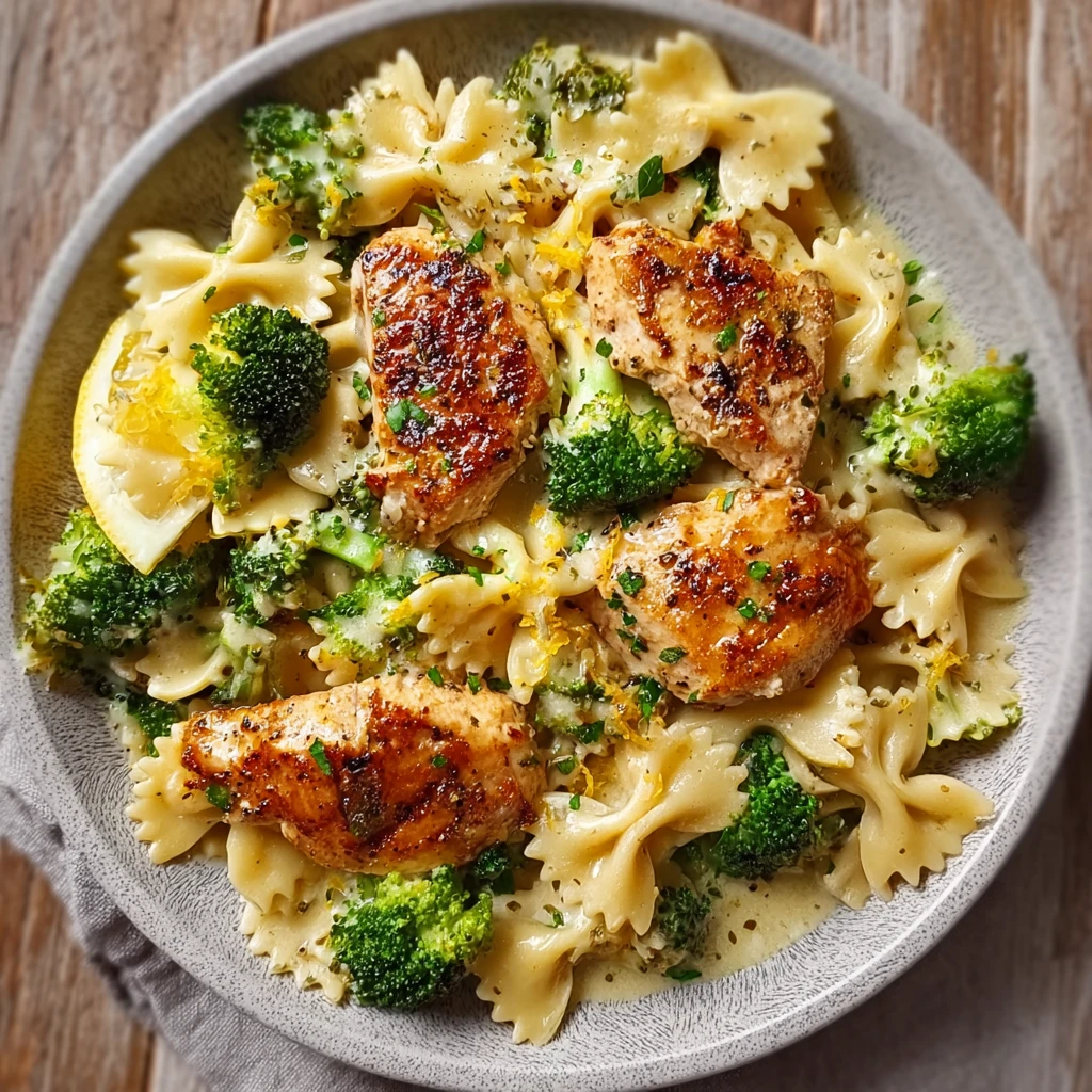 Cowboy Butter Lemon Bowtie Chicken Broccoli Recipe Guide