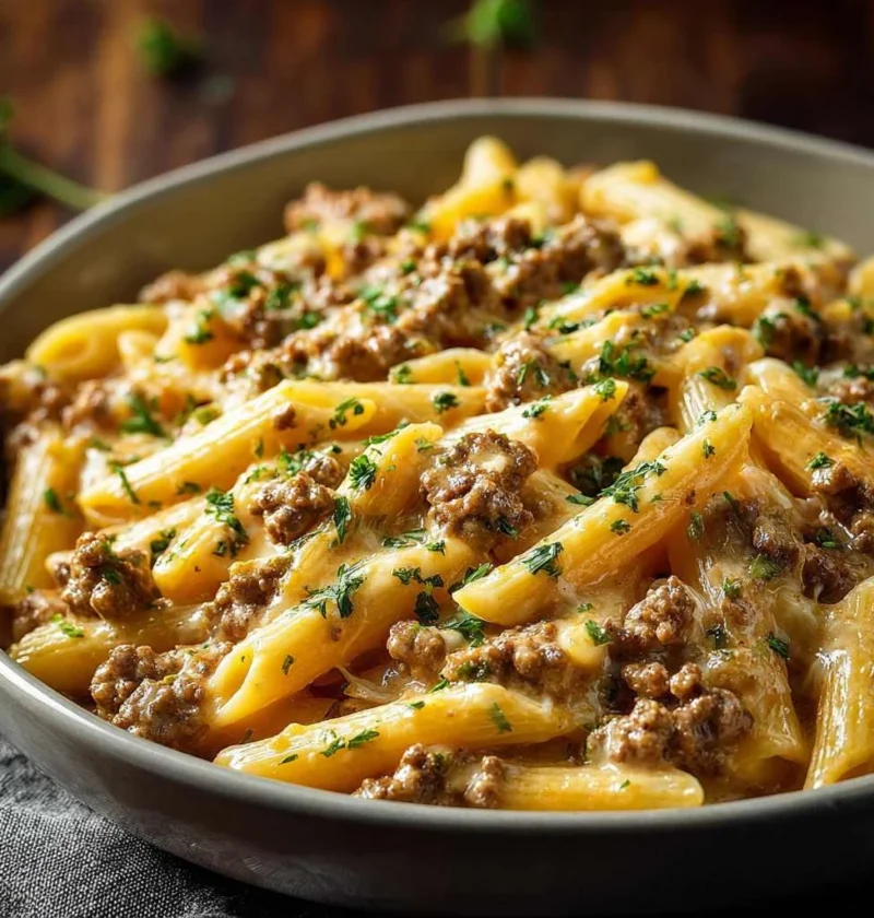 Creamy Beef Pasta Recipe Comfort Food Busy Nights