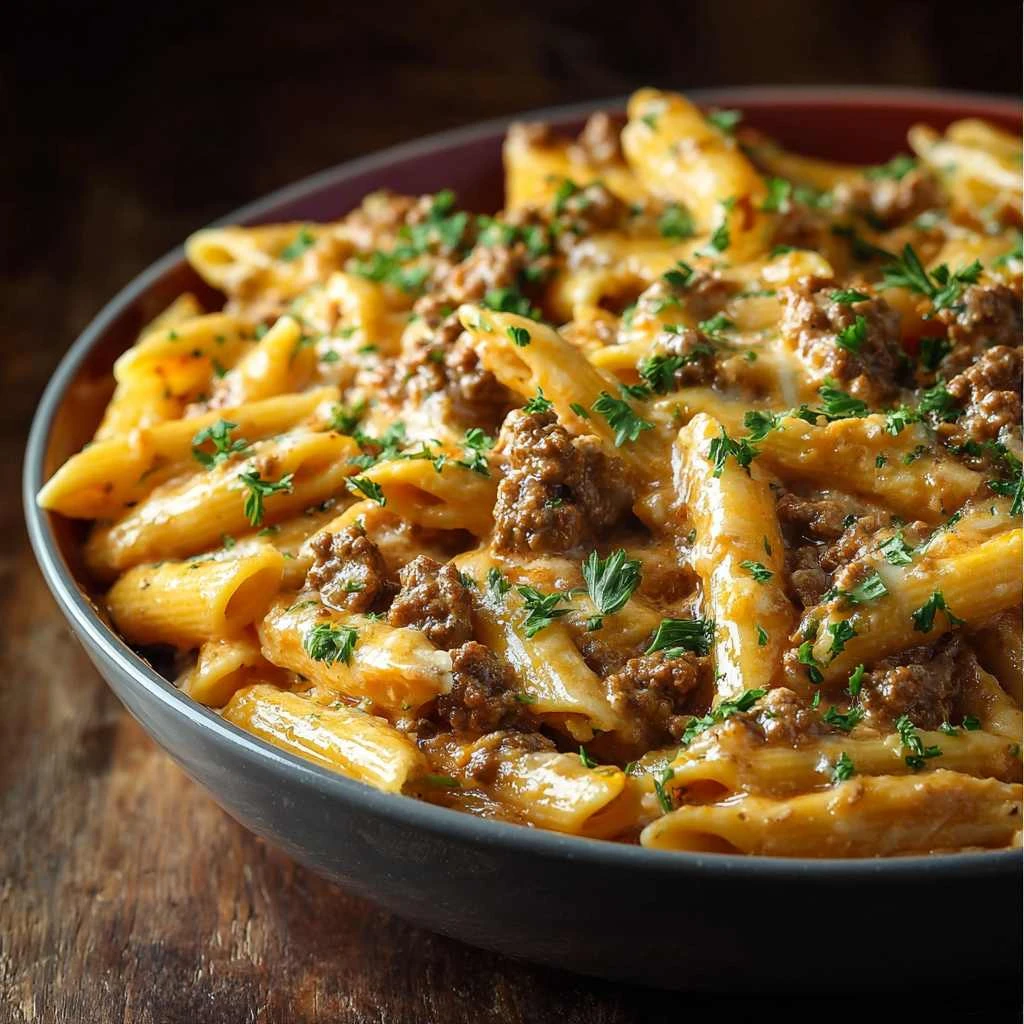 Creamy Beef Pasta Recipe Comfort Food Busy Nights