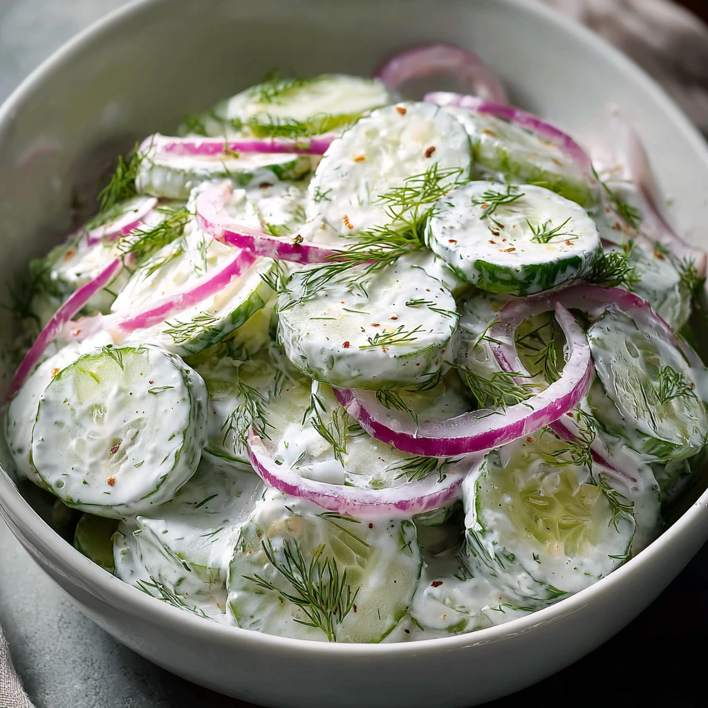 Creamy Cucumber Salad