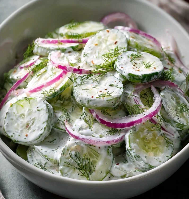 Creamy Cucumber Salad