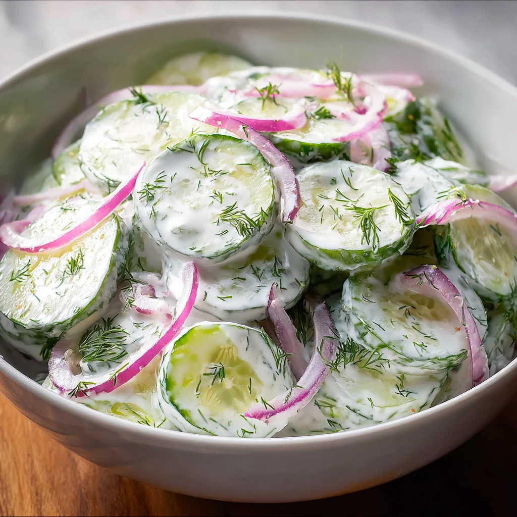 Creamy Cucumber Salad