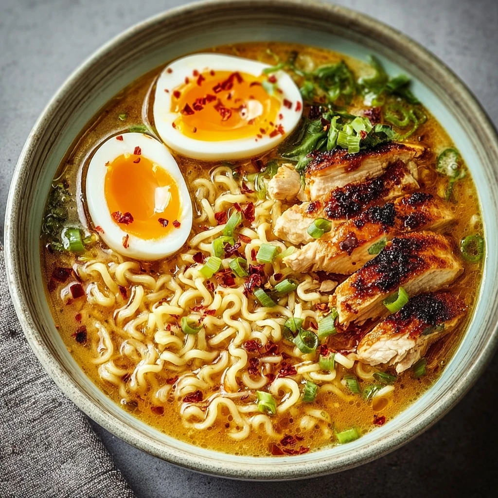 Creamy Garlic Chicken Ramen: Cozy, Easy Dinner Recipe