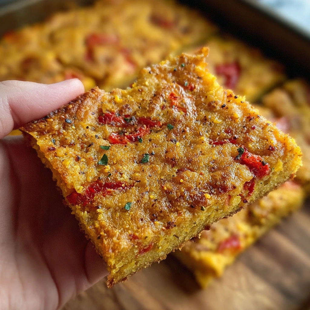 Crispy Pepper Flatbread (Scarpaccia)