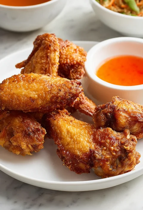 Fried Chicken Wings Chinese Style