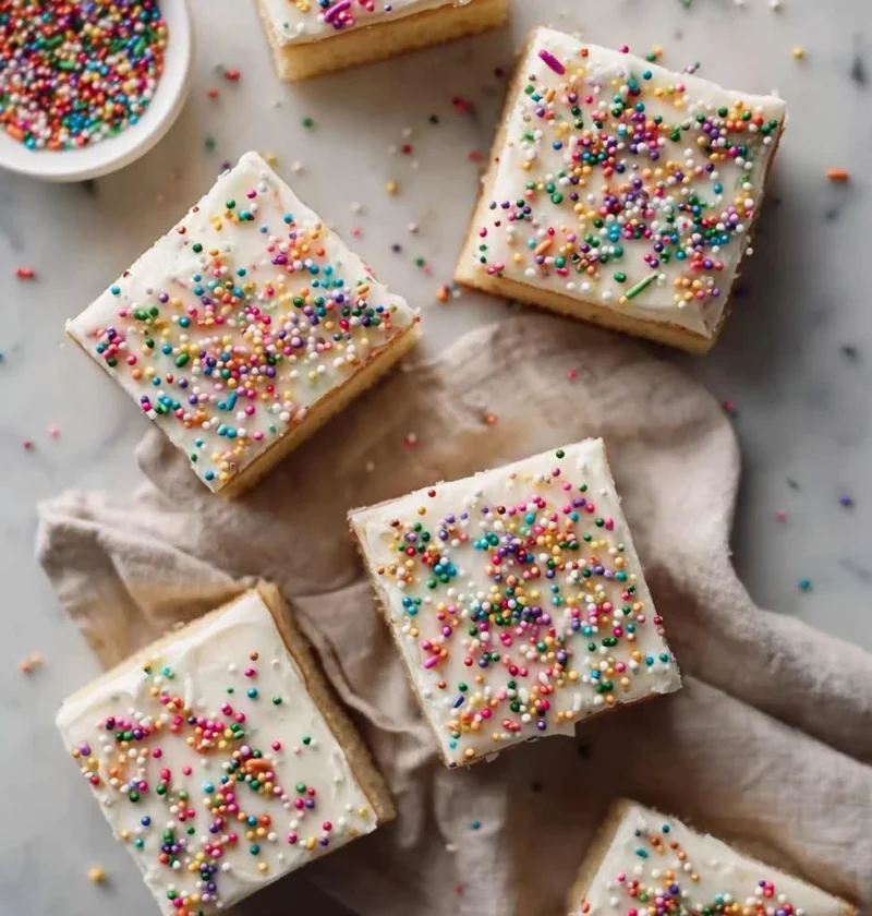 Frosted Sugar Cookie Bars Sprinkles