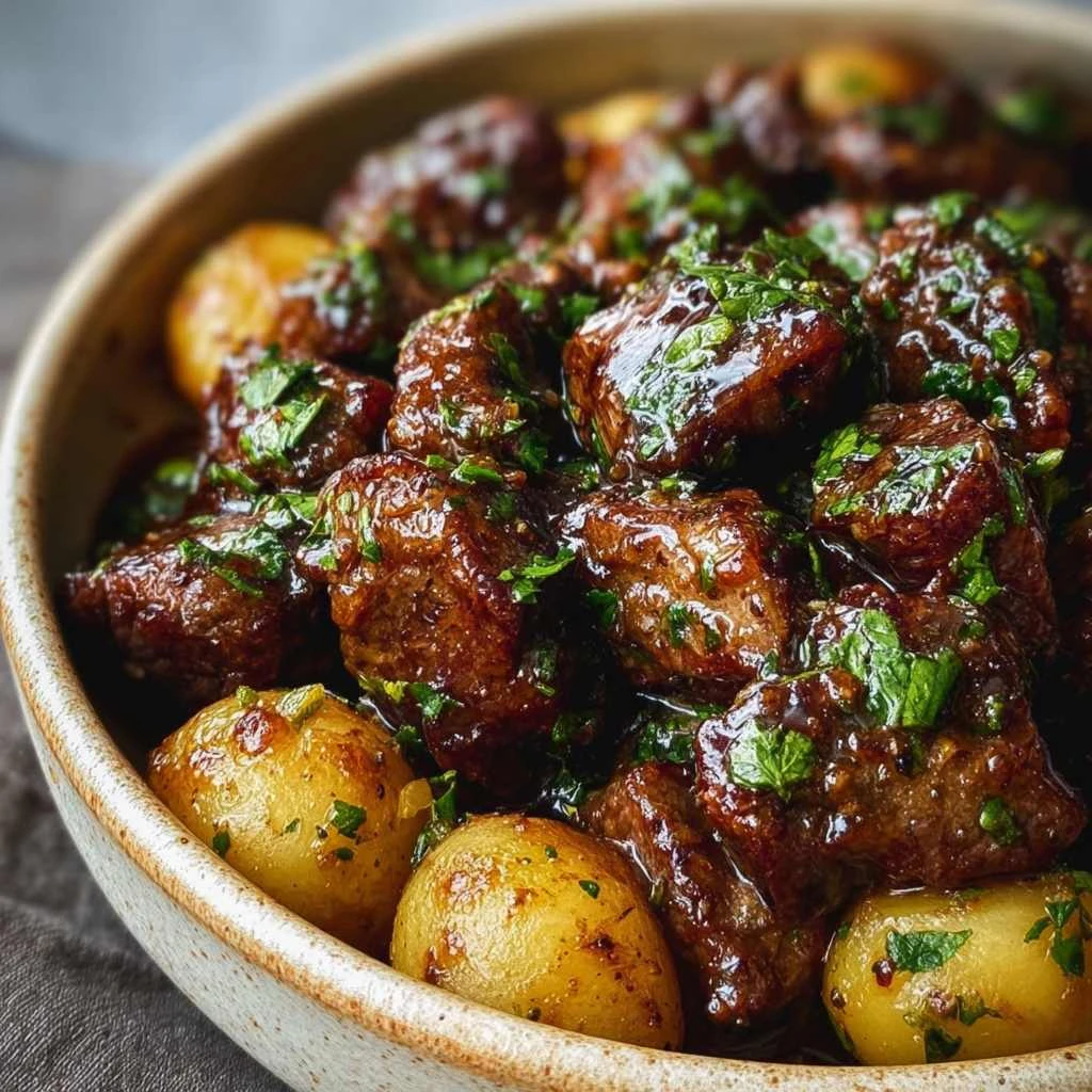 Garlic Butter Beef Bites with Potatoes: My Go-To Weeknight Meal