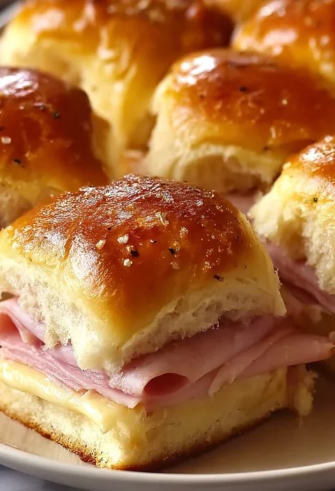 Ham Swiss Hawaiian Rolls Crowdpleasing Brunches