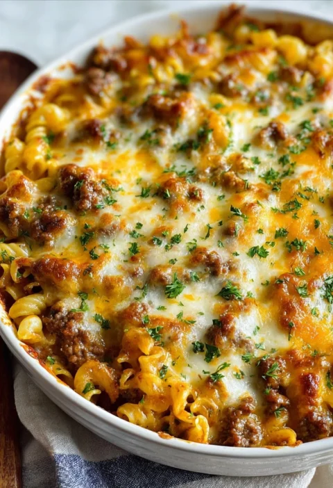 Hamburger Supreme Casserole Goto Comfort Food Recipe