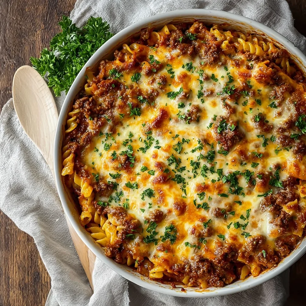 Hamburger Supreme Casserole Goto Comfort Food Recipe