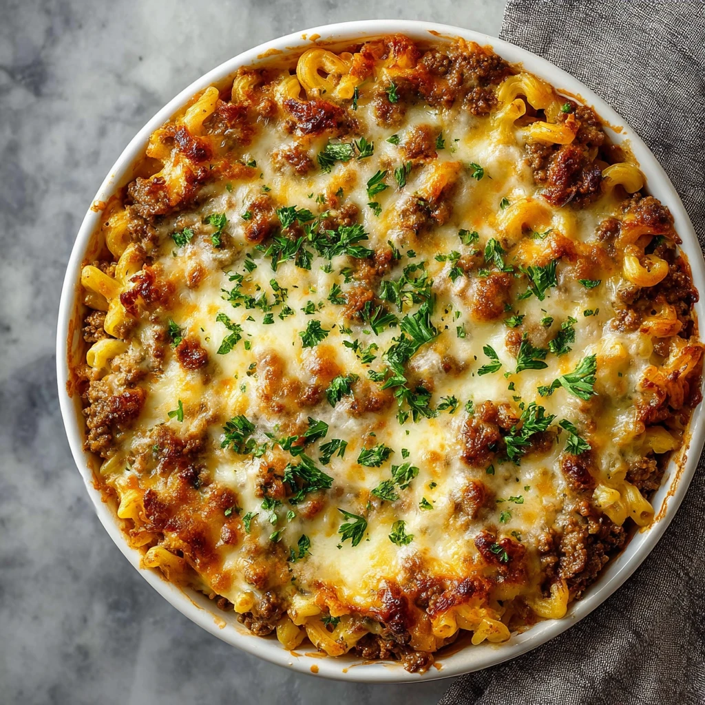 Hamburger Supreme Casserole Goto Comfort Food Recipe