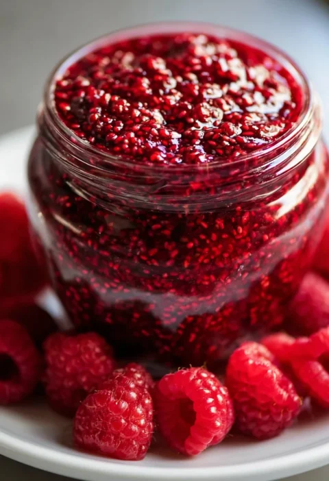 Healthy Raspberry Chia Jam Cook Fast Flavorful
