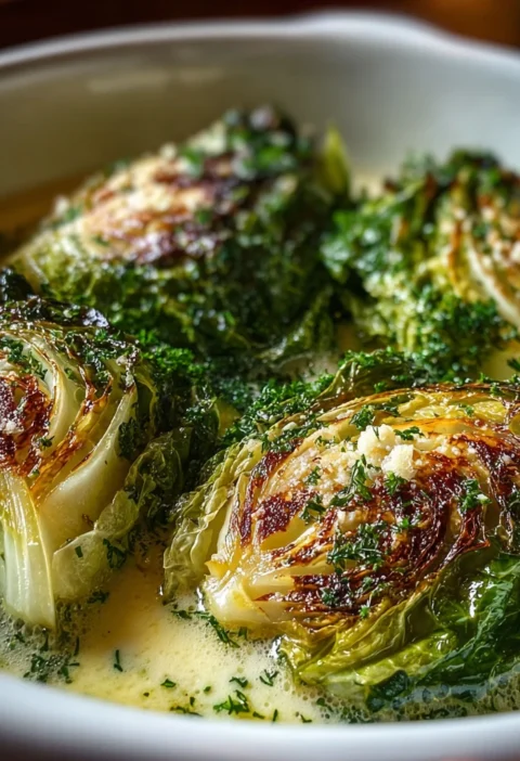 Herby Cabbage Parmesan Broth Comforting Delight