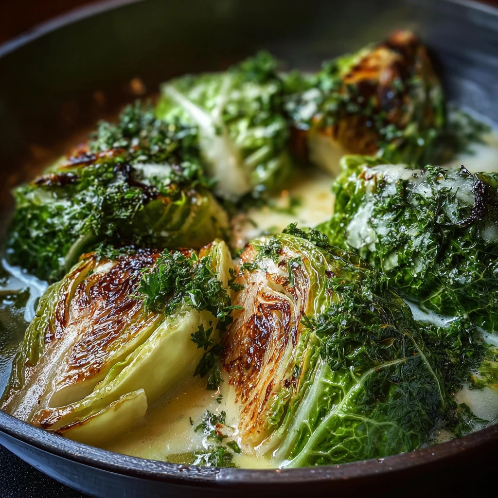 Herby Cabbage Parmesan Broth Comforting Delight
