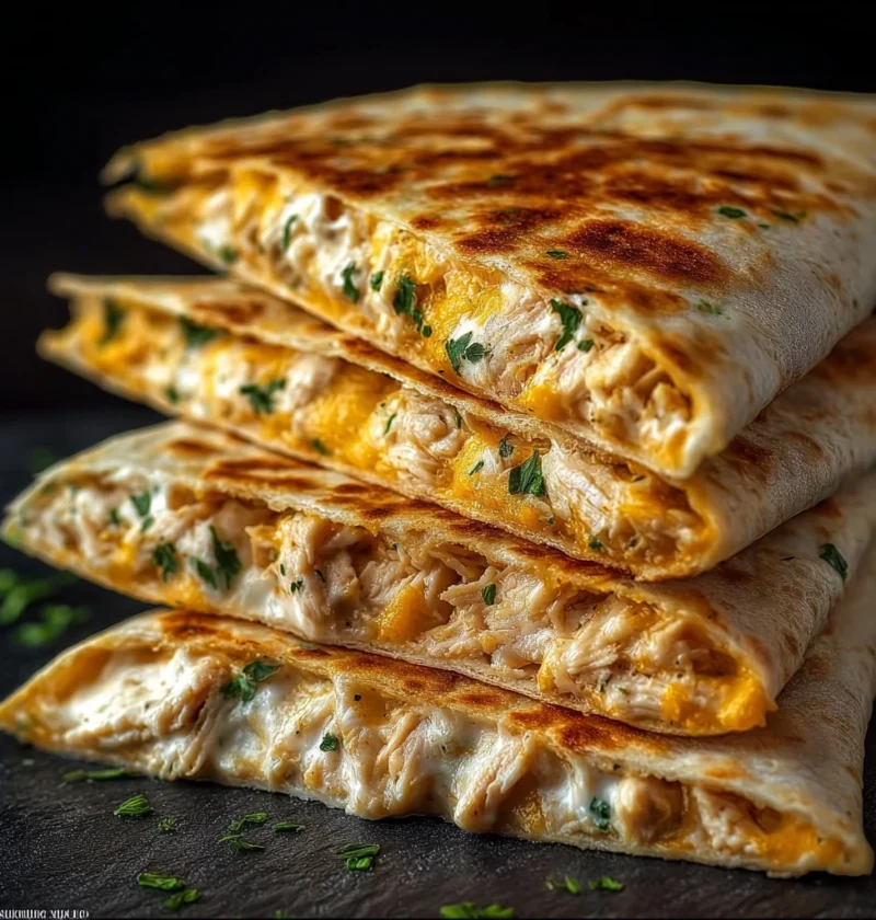 Highprotein Chicken Ranch Quesadilla
