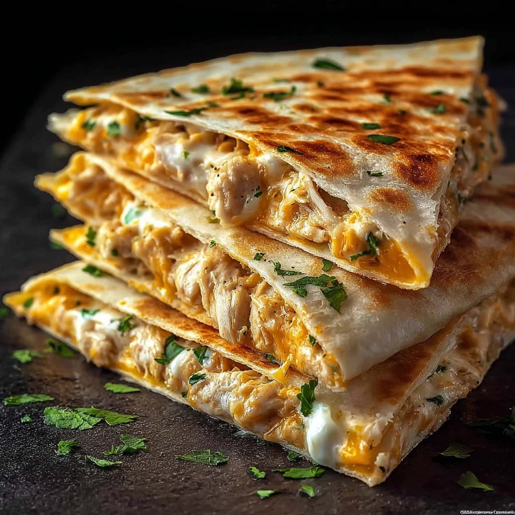 Highprotein Chicken Ranch Quesadilla