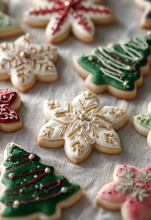 Holidaythemed Decorated Sugar Cookies Recipe Guide