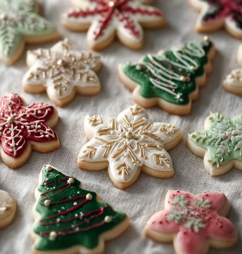 Holidaythemed Decorated Sugar Cookies Recipe Guide