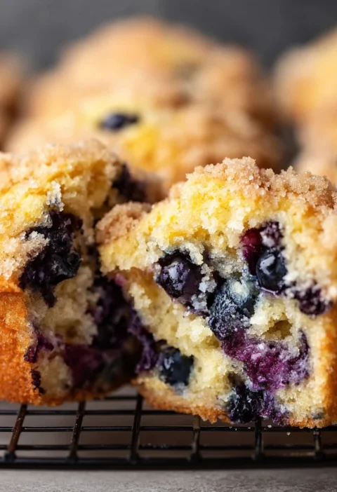 Homemade Blueberry Muffins
